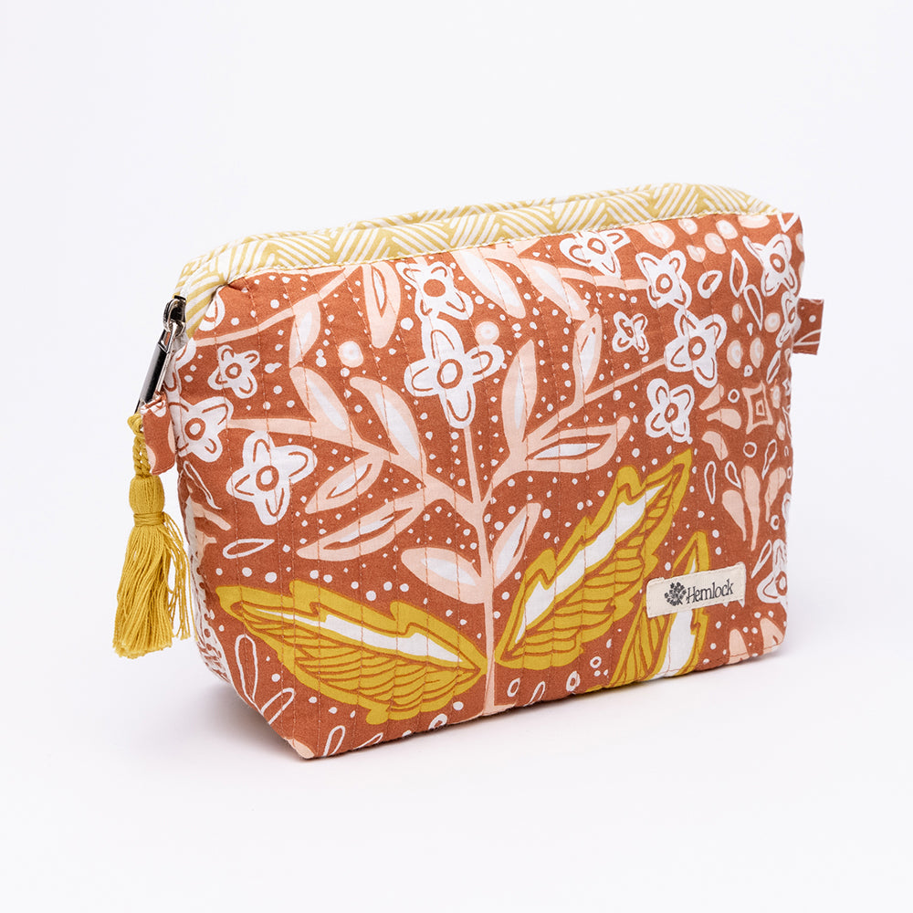 Amelia Quilted Zipper Pouch