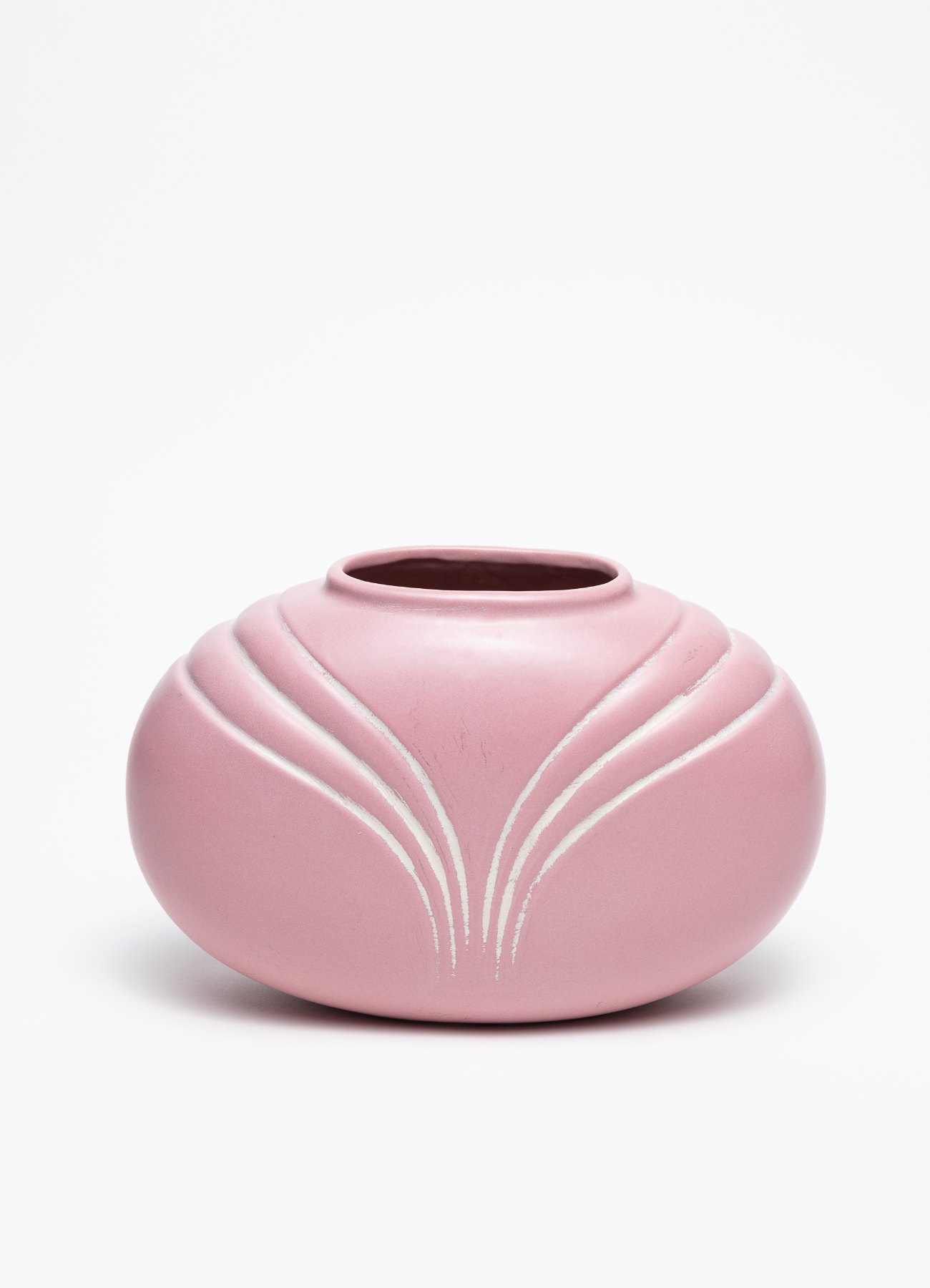 Vintage Mauve Haeger Ceramic Vase